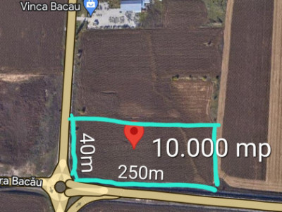 Teren zona Metro, deschidere E85 și Autostrada Moldovei