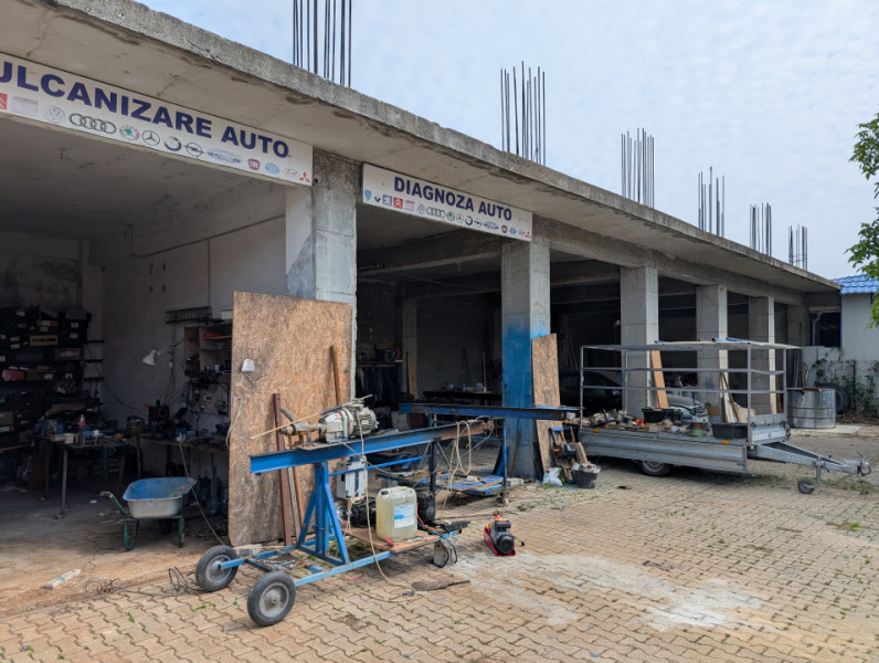 Clădire Spalatorie și service auto + autorizatie extindere P+2