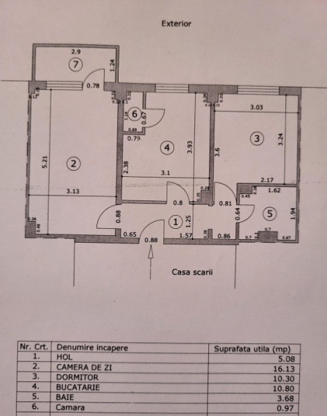 Zona de Jos- 2 camere decomandate, renovat, mobilat și utilat 