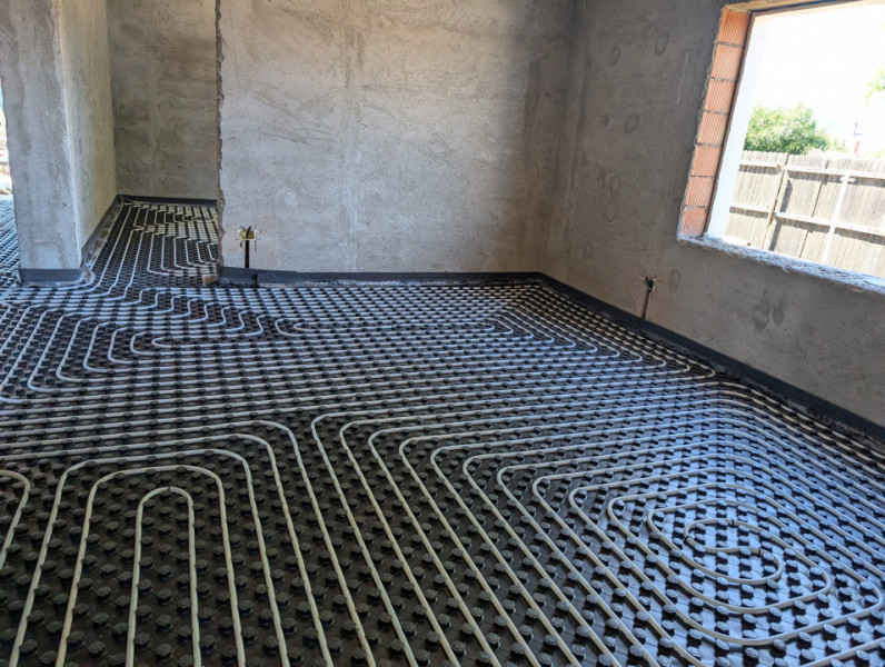 Casa Lilieci, la Cheie, încălzire în pardoseală 