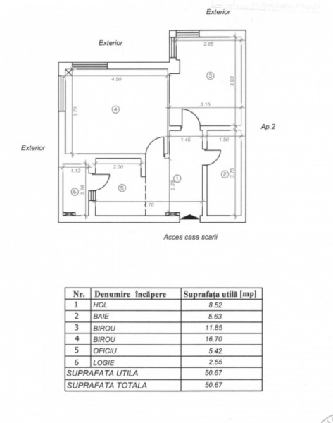 Apartament decomandat Bloc NOU - zona Milcov 