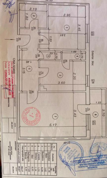 Apartament 2 camere decomandate zona Energiei!