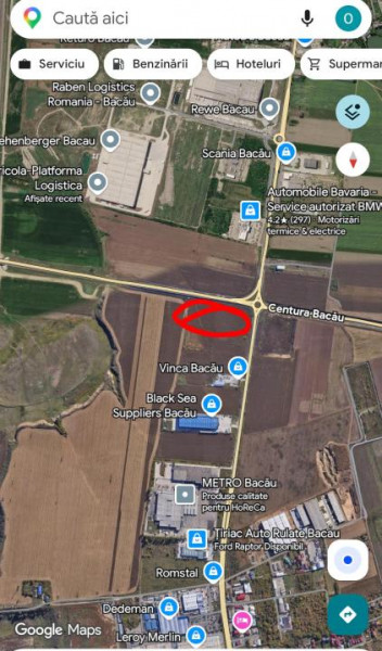 Locație sens giratoriu, deschidere E85 și Autostrada Moldovei