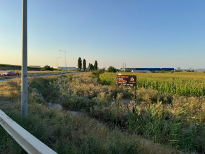 Locație sens giratoriu, deschidere E85 și Autostrada Moldovei