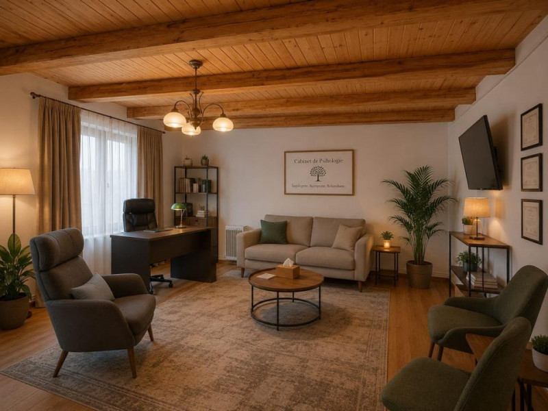 Casa de inchiriat pentru birou/cabinet/salon, curte proprie- Mioritei