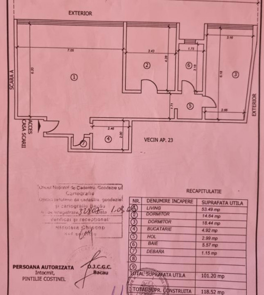 Apartament imposibil de ignorat | living de 54 mp | liber la vânzare 